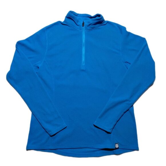 REI Co-op Women’s L Blue 1/4 Zip Fleece Pullover Sweater Hiking Outdoor - Picture 5 of 10